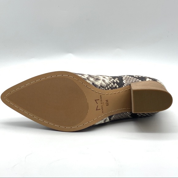 Marc Fisher LTD Alva Pointy Toe Snake Printe Women's Bootie - Picture 8 of 15